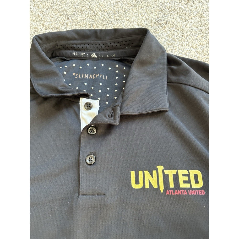 Atlanta United FC Adidas Performance Polo Shirt Men's Size Large